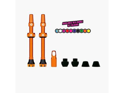 Muc Off Tubeless Valves V2 44mm Orange  click to zoom image