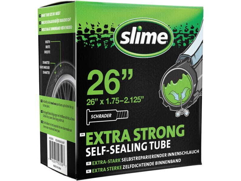 Slime Smart Tube - 26" x 1.75-2.125 - Schrader Valve click to zoom image