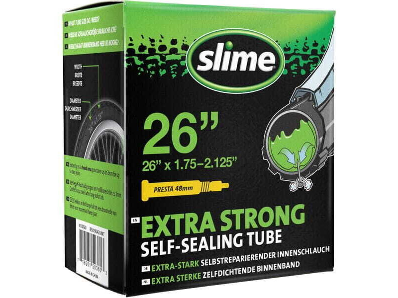 Slime Smart Tube - 26" x 1.75-2.125 - Presta Valve click to zoom image