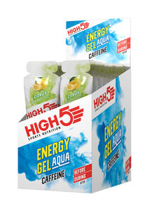 High5 Energy Gel Aqua Caffeine x20 66g Citrus  click to zoom image